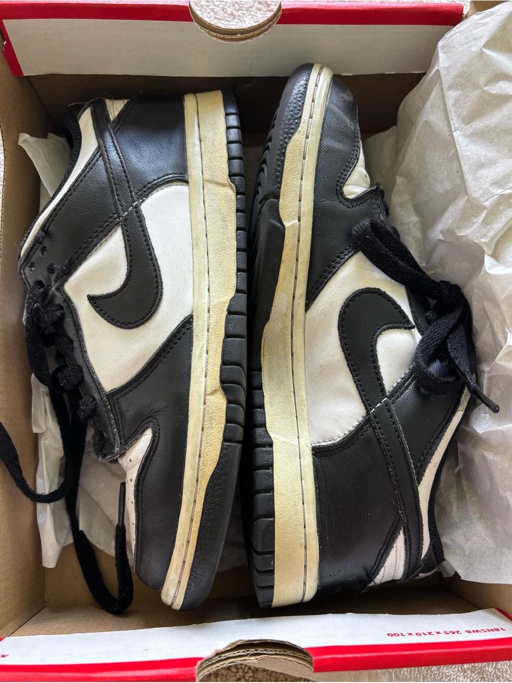 Nike  Dunk low (GS)Black and White Low-Top Sneakers